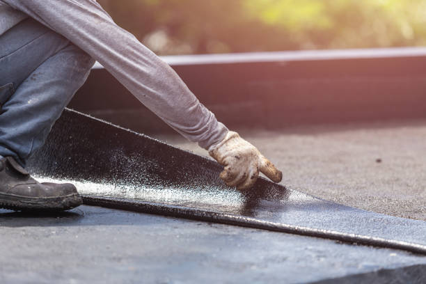 Professional Waterproofing technician working in Attica, OH